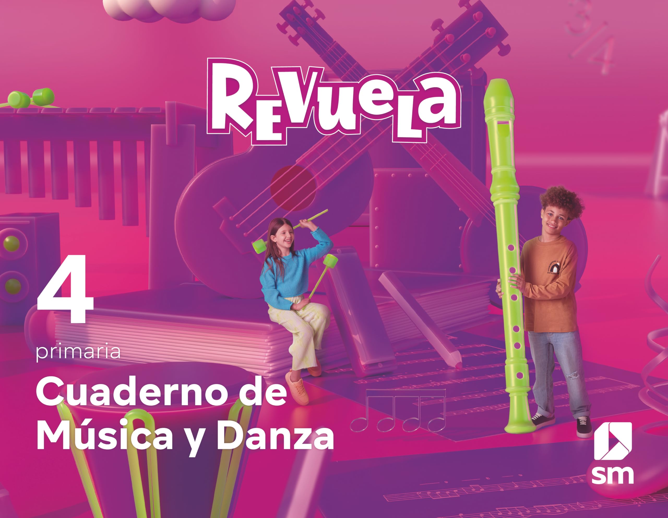 Cuaderno de Música y Danza. 4 Primaria. Revuela book