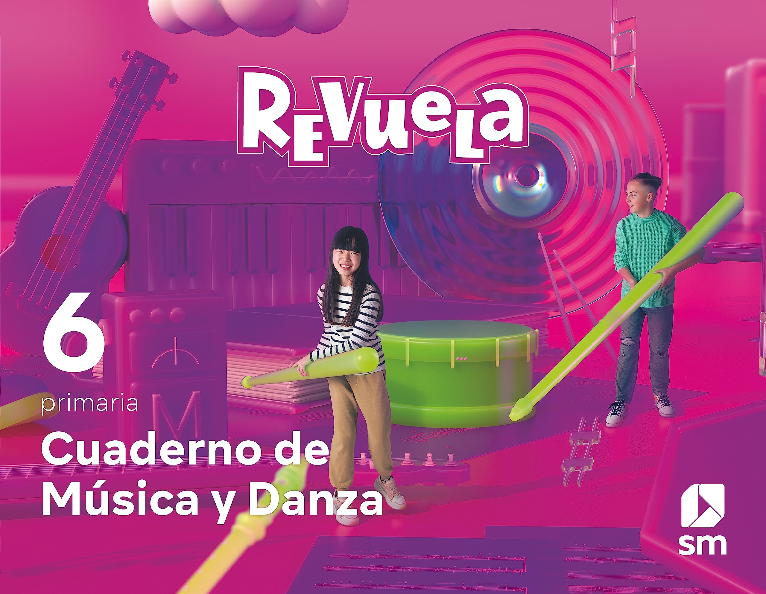 Cuaderno de Música y Danza. 6 Primaria. Revuela book