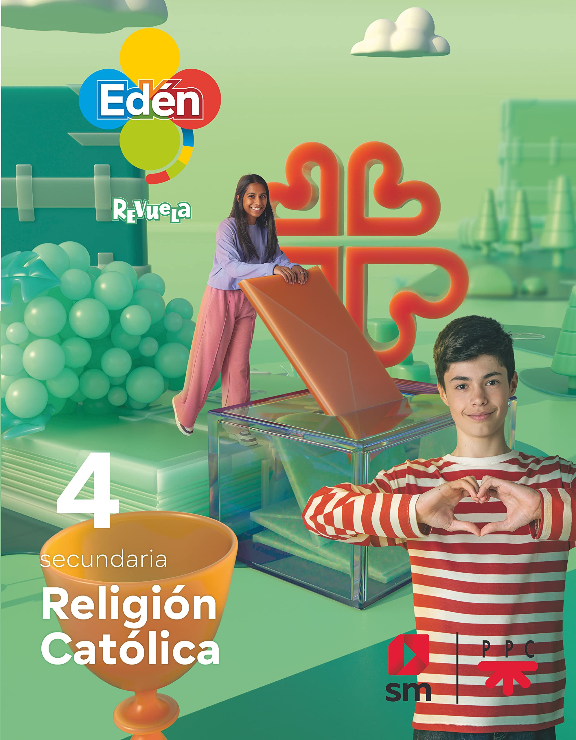 Religión católica. 4 Secundaria. Edén. Revuela Books