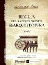 Regla de las cinco ordenes de arquitectura de Vigñola book