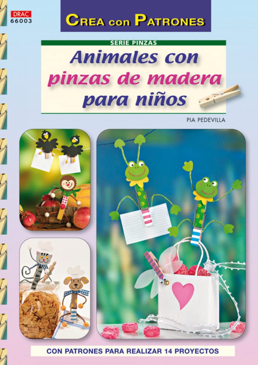 ANIMALES CON PINZAS DE MADERA PARA NIÑOS Hobbies & Crafts