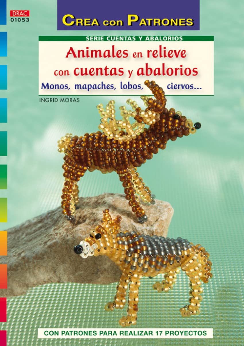 Animales en relieve con cuentas y abalorios Books