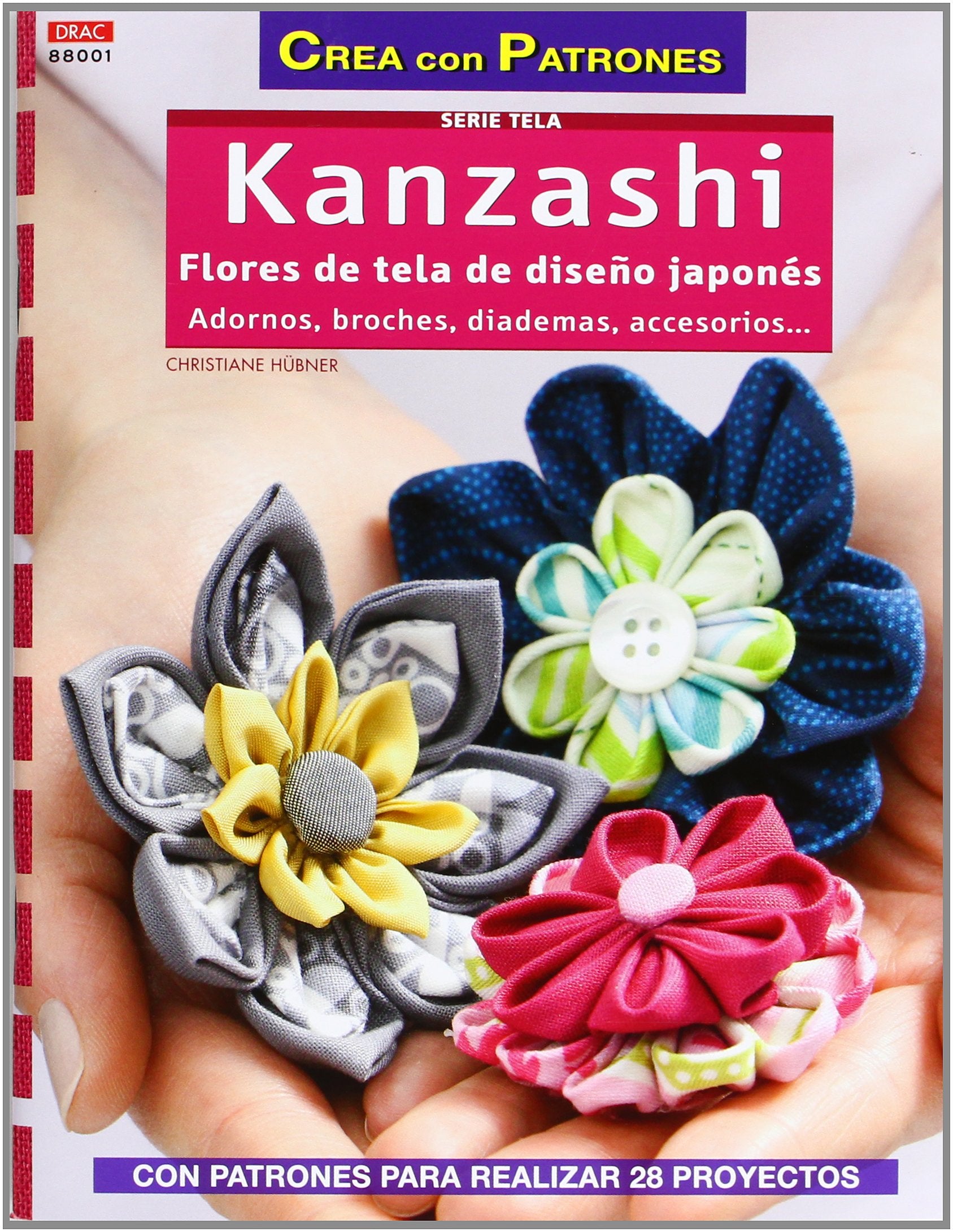 Kanzashi. Flores de tela de diseño japonés book