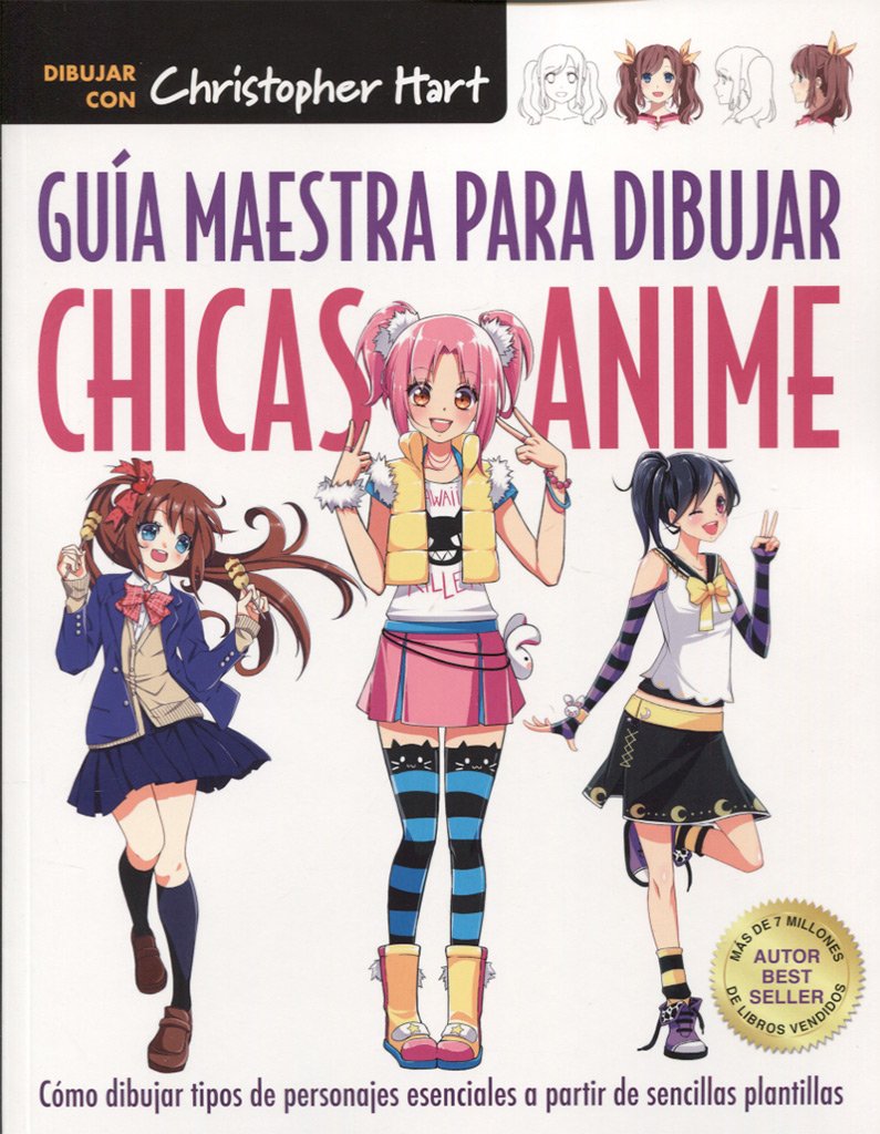 Guía maestra para dibujar chicas anime book