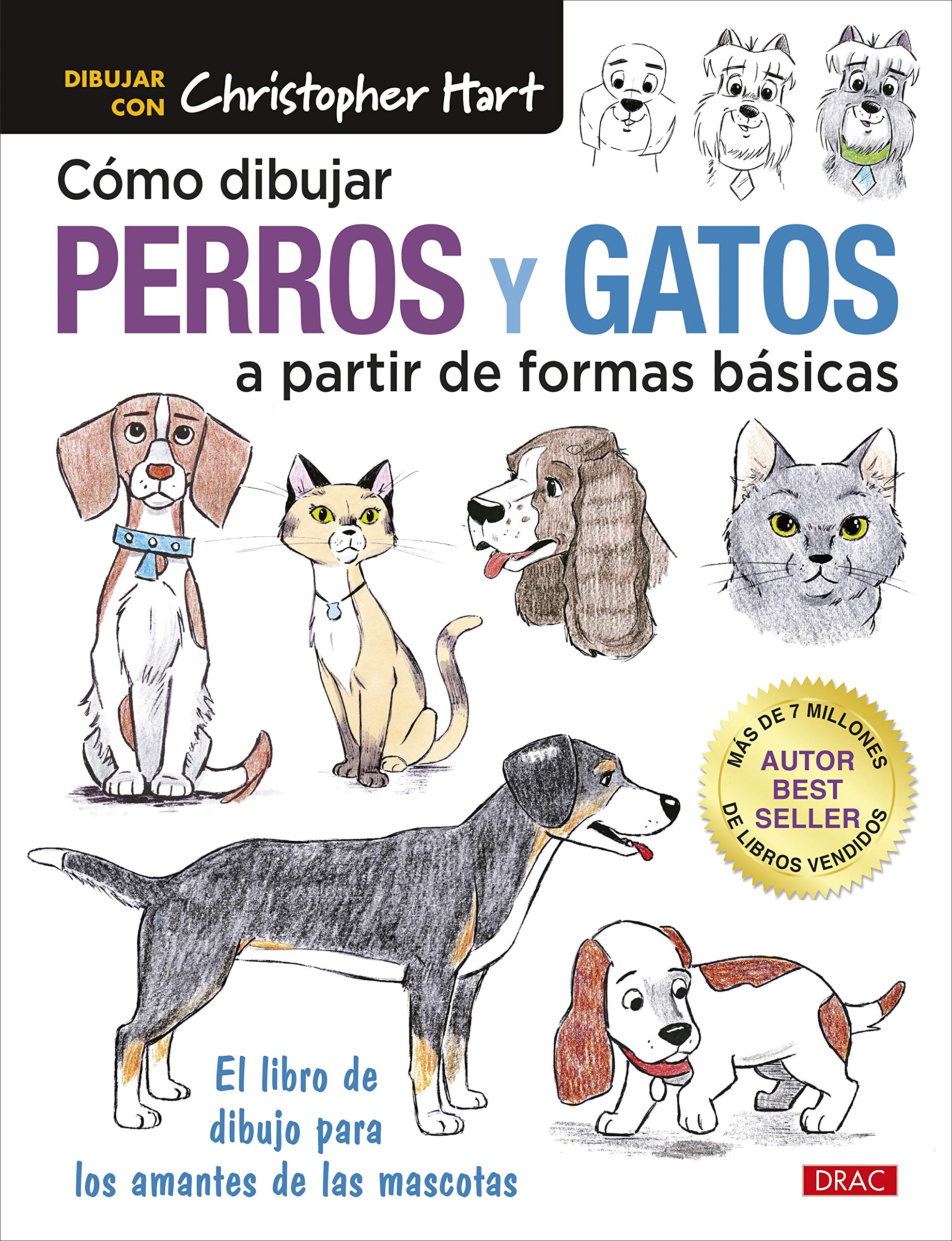 Cómo pintar perros y gatos a partir de formas básicas: El libro de dibujo para los amantes de las mascotas book