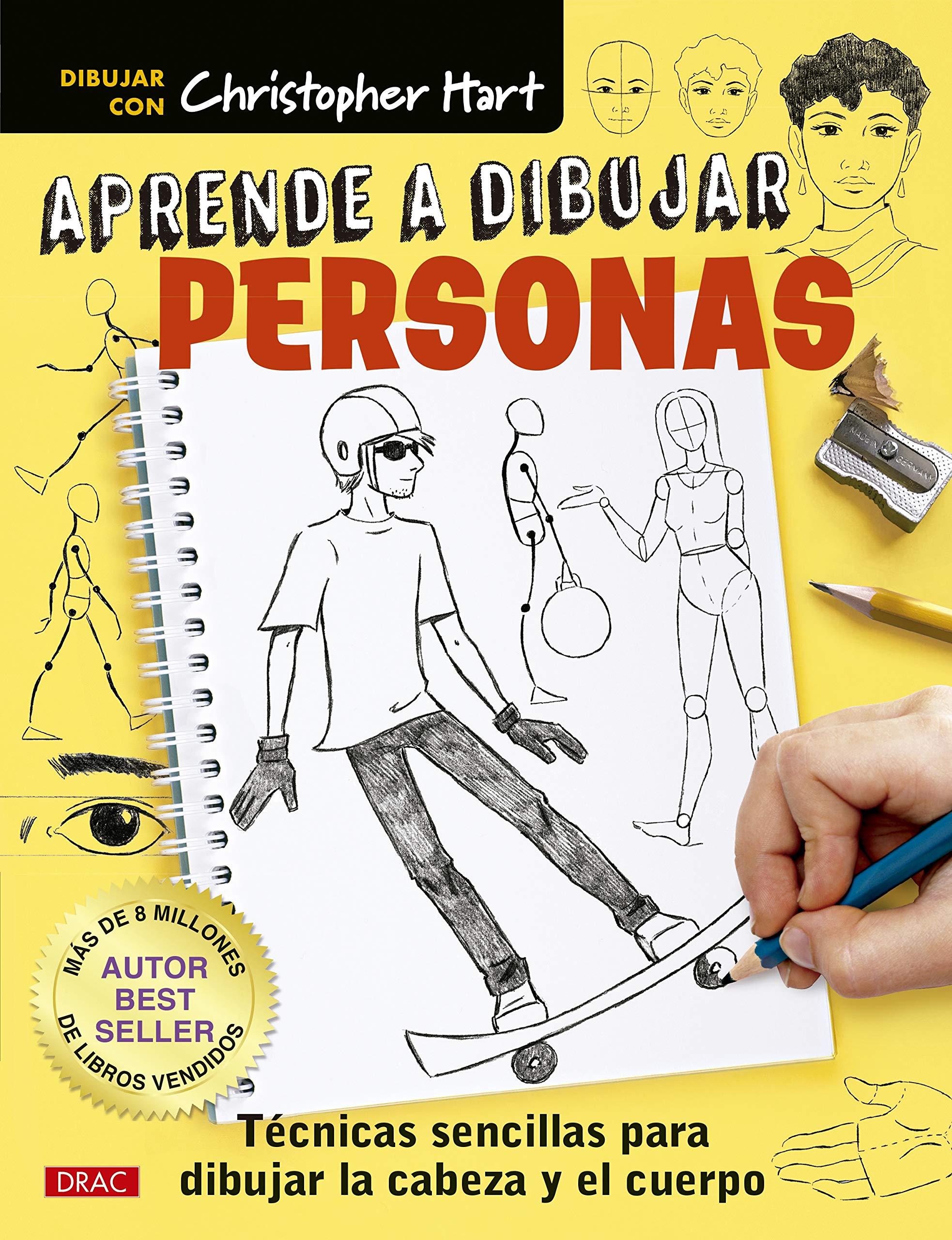 Aprende a dibujar personas: Técnicas sencillas para dibujar la cabeza y el cuerpo book