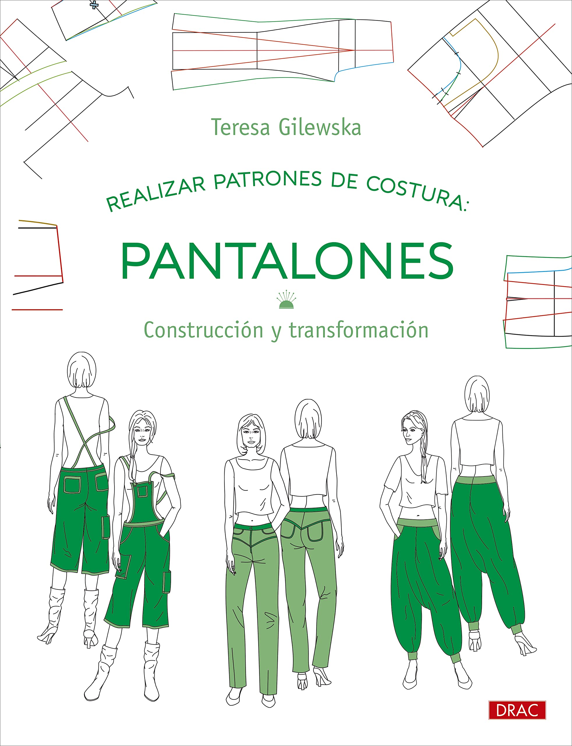 Realizar patrones de costura. Pantalones book