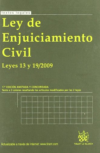 Ley de enjuiciamiento civil 17ª Ed. 2010 Anotada y concordada book