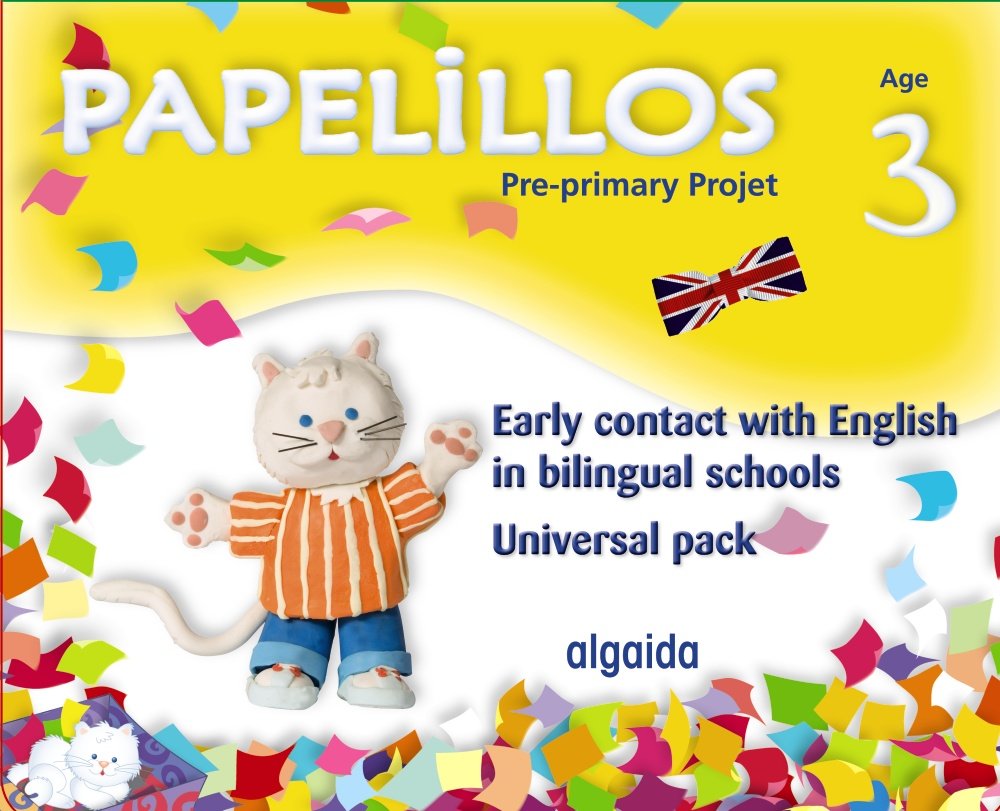 Papelillos, early contact with English in bilingual schools, Educación Infantil, 3 years Books