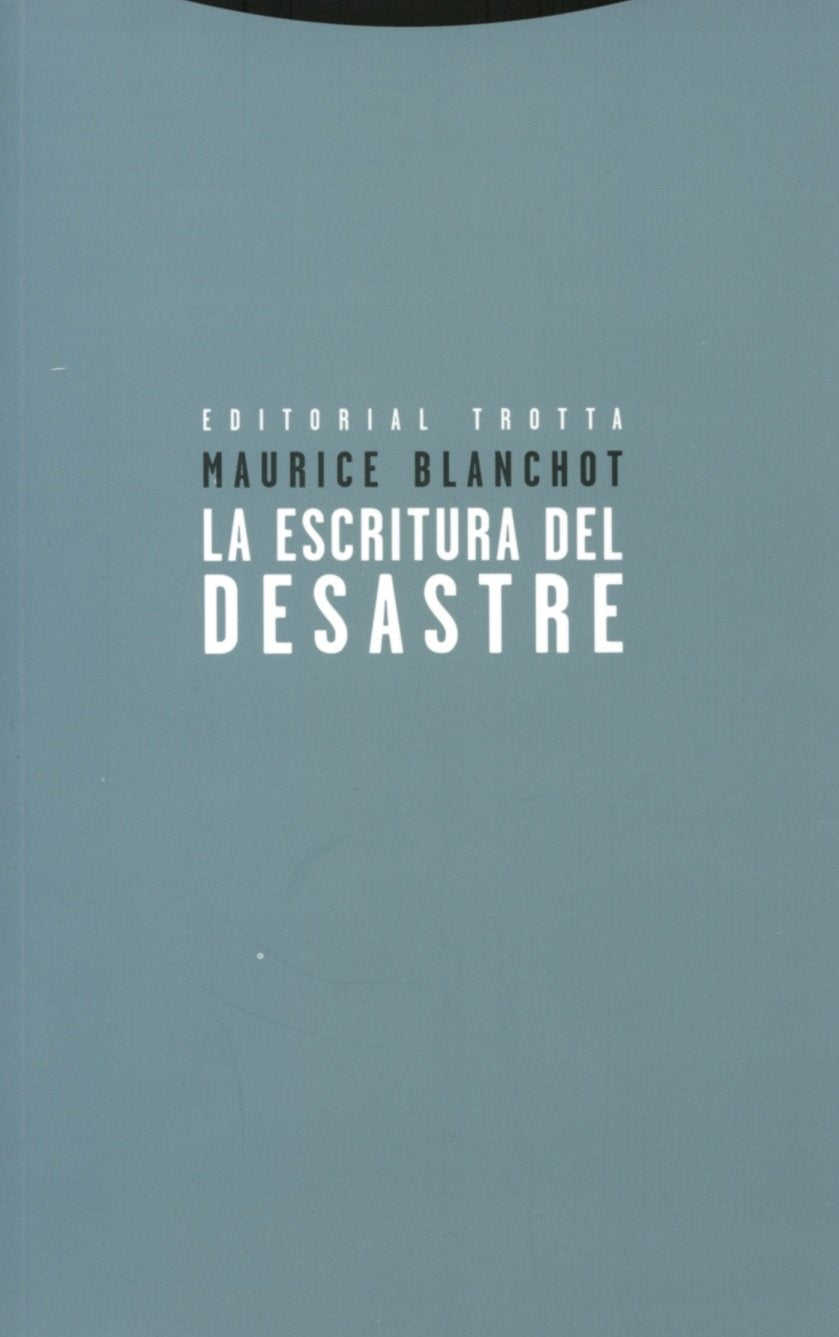 La escritura del desastre book