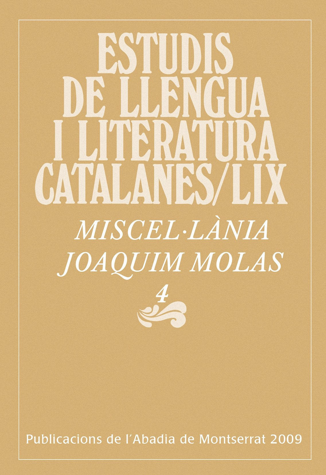 Miscel·lània Joaquim Molas, 4 book