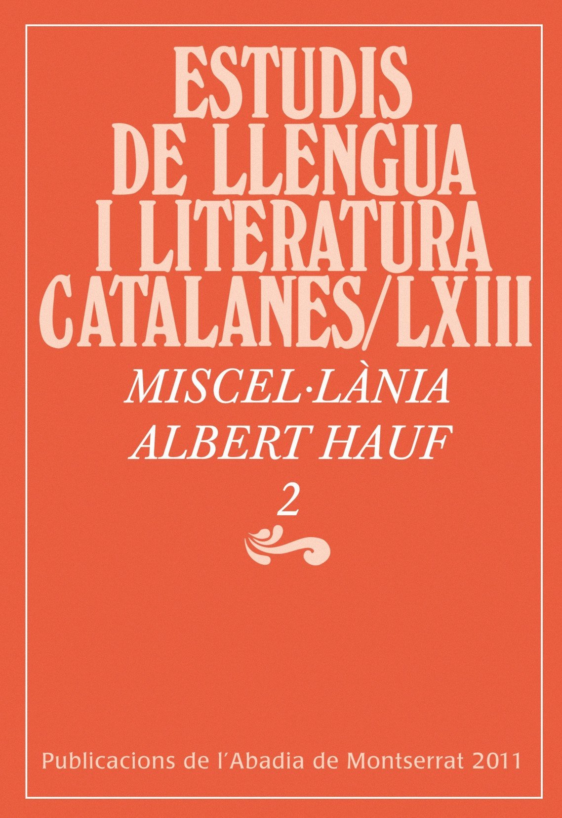 Miscel·lània Albert Hauf, 2 Books