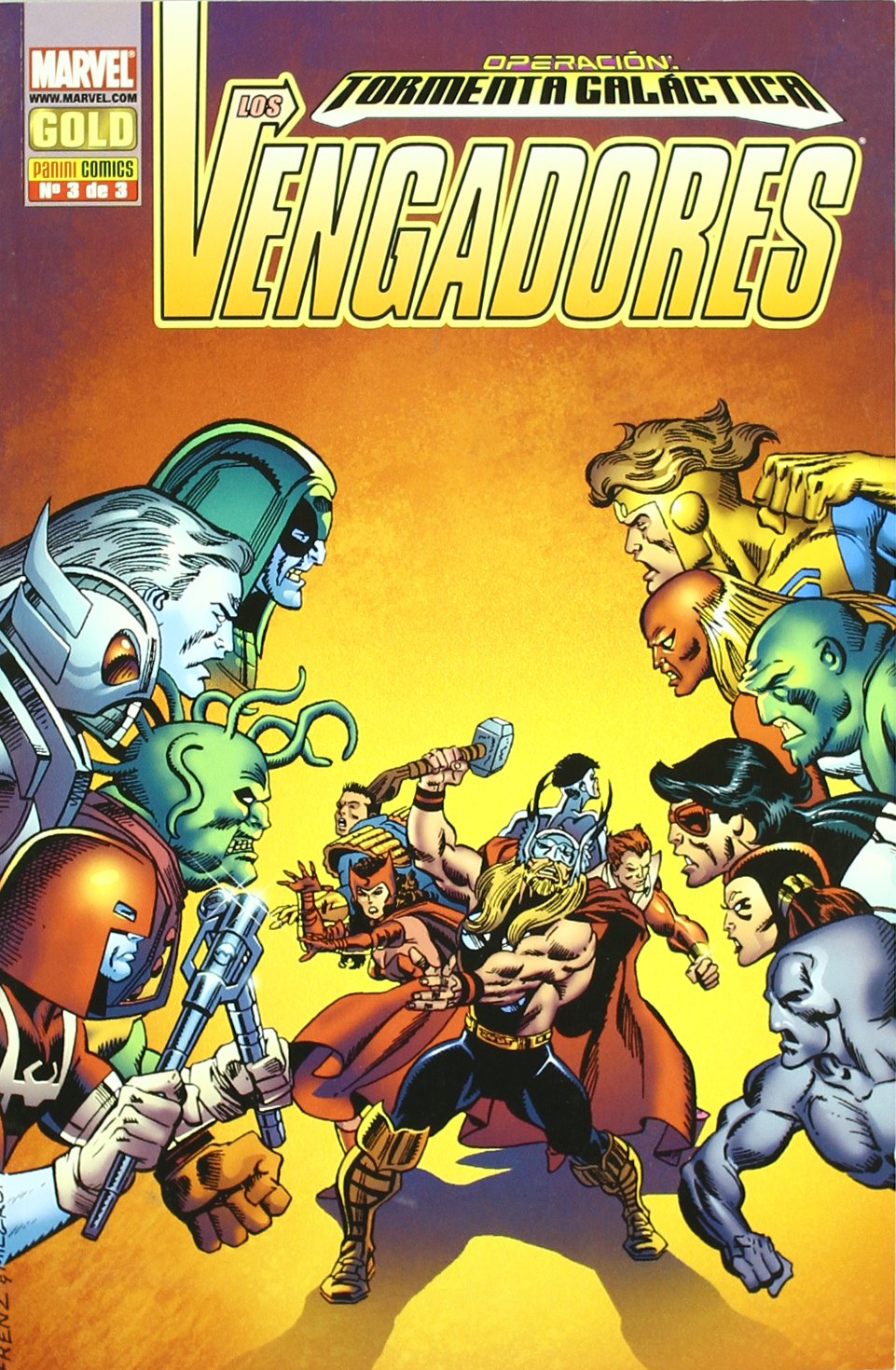 Los Vengadores, Operación tormenta galáctica 3 Manga