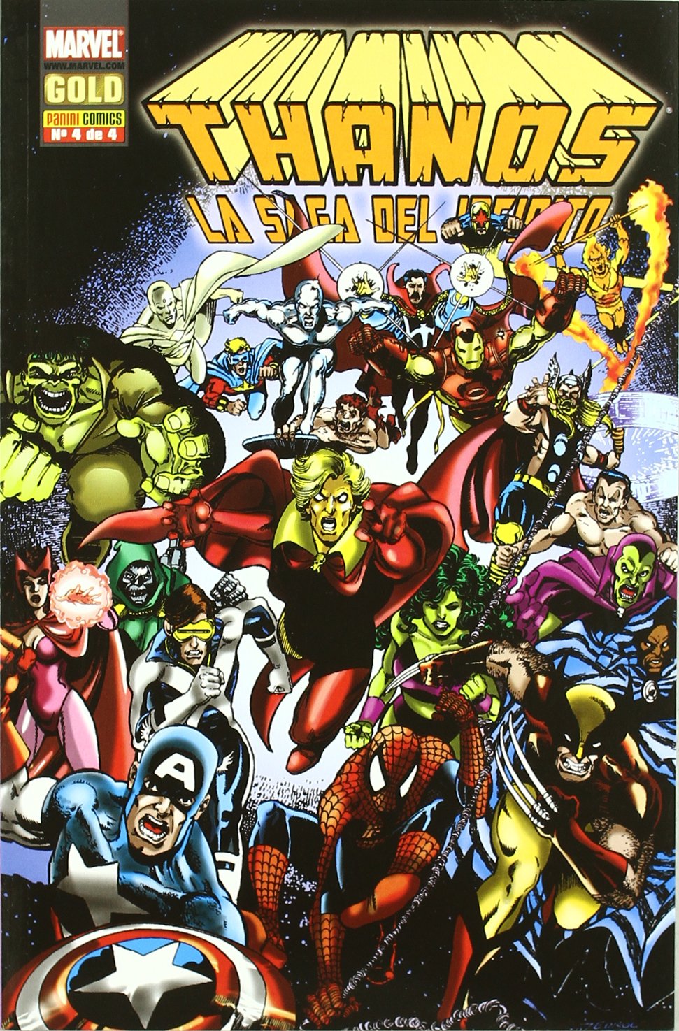 Thanos la saga del infinito 4 Manga