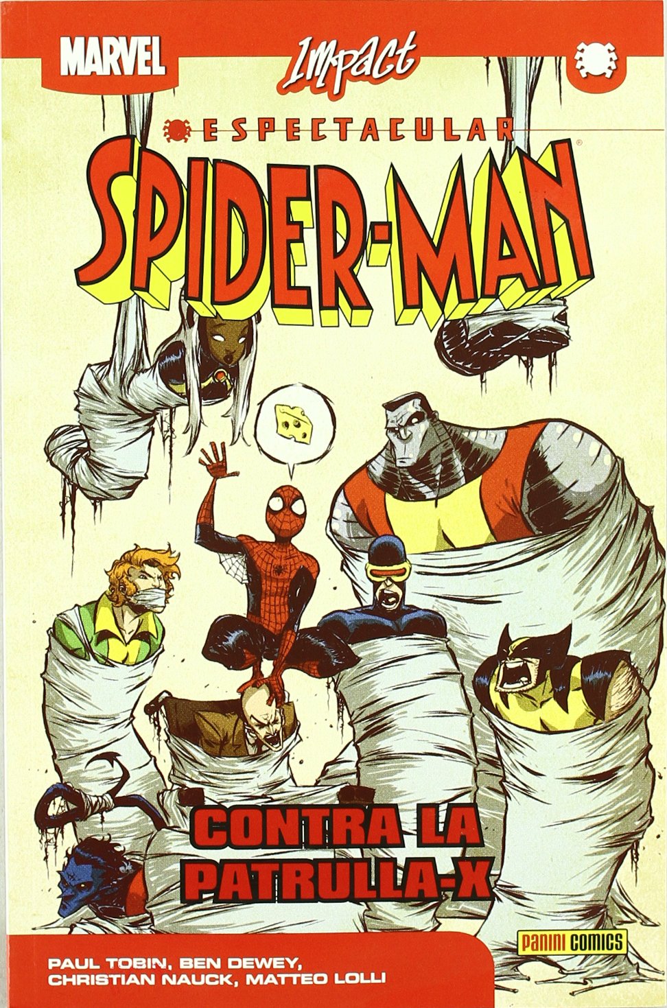 Espectacular Spiderman contra la Patrulla-X book