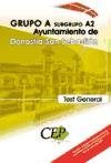 Grupo A, Subgrupo A2, Ayuntamiento de Donostia-San Sebastián. Test general (Colección 1264) Education & Training