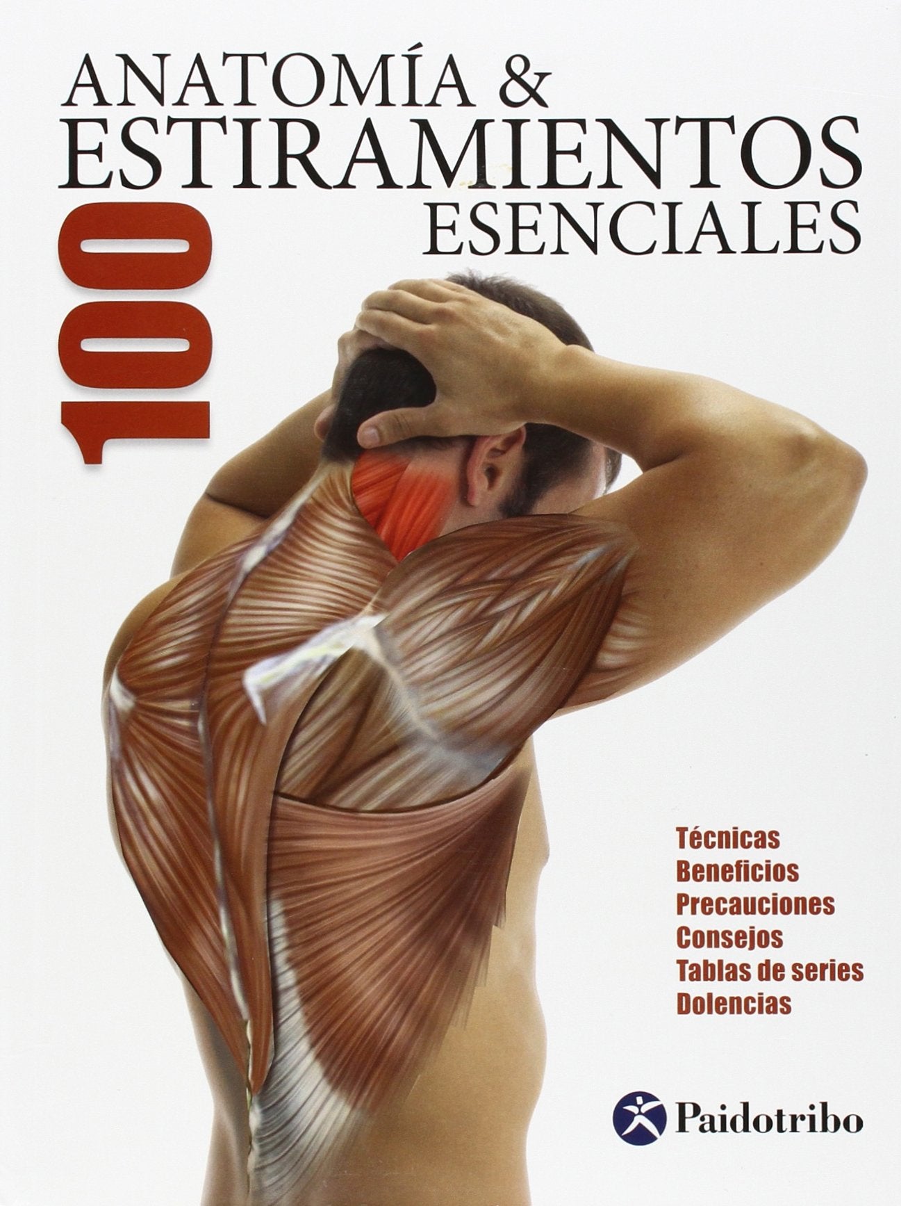 Anatomía 100 estiramientos esenciales (Color) book