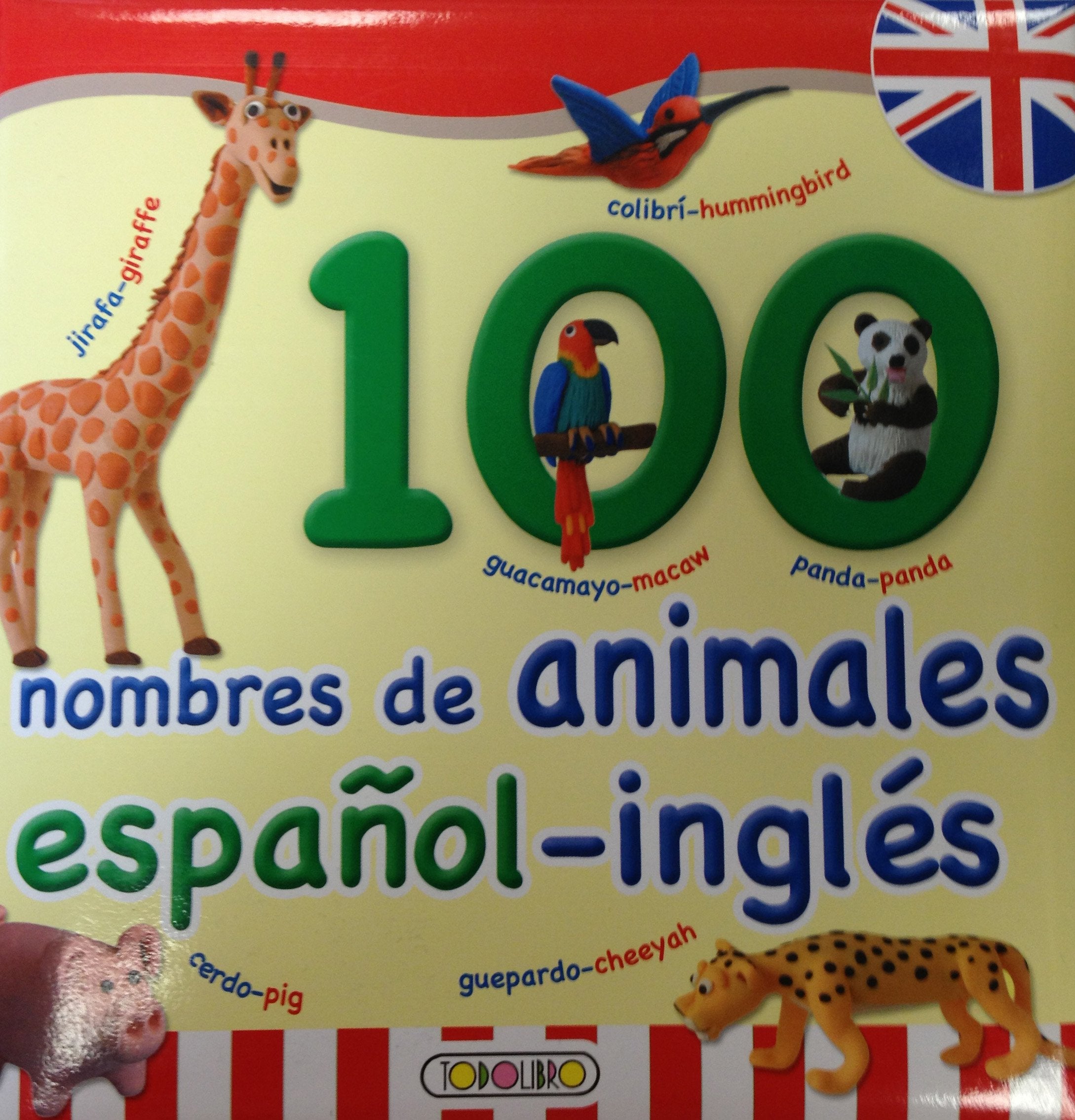 100 nombres de animales español-inglés: Espanol-Ingles (Primera biblioteca infantil) Non-fiction