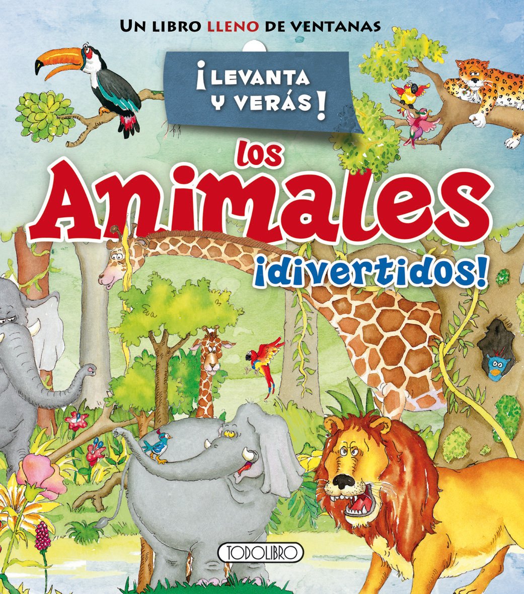 Los animales ¡divertidos! (¡Levanta y verás!) Books