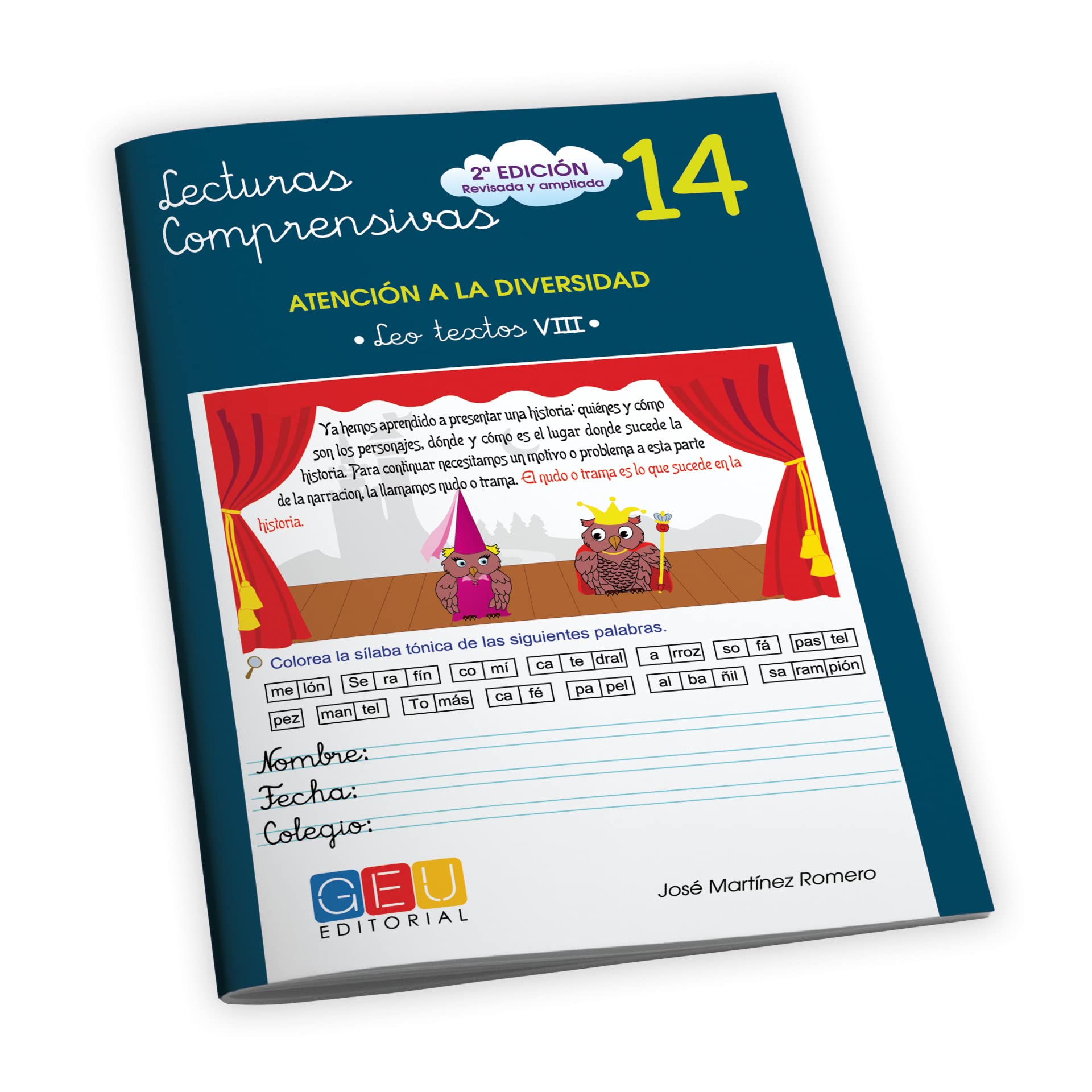 Comprension Lectora 4 Primaria | Lectura Comprensiva 4 Primaria | Mejorar la Comprensión Lectora - Editorial GEU | Lecturas Comprensivas 14 - Textos 8 | Pauta cuadrícula Foreign Languages ​​& Dictionaries