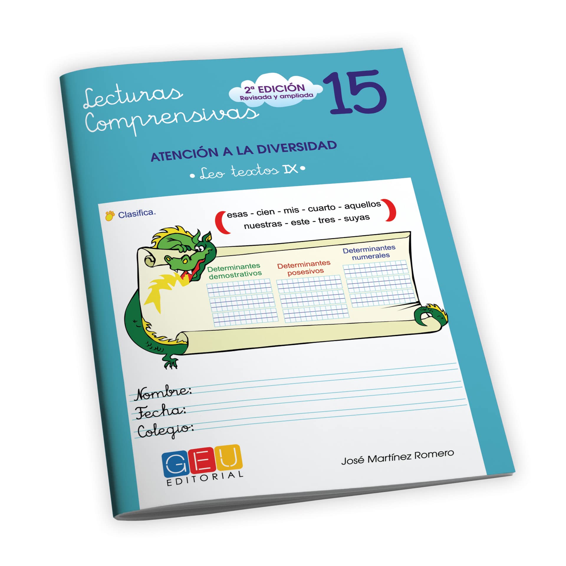 Comprension Lectora 4 Primaria | Lectura Comprensiva 4 Primaria | Mejorar la Comprensión Lectora - Editorial GEU | Lecturas Comprensivas 15 - Textos 9 | Pauta cuadrícula Foreign Languages ​​& Dictionaries
