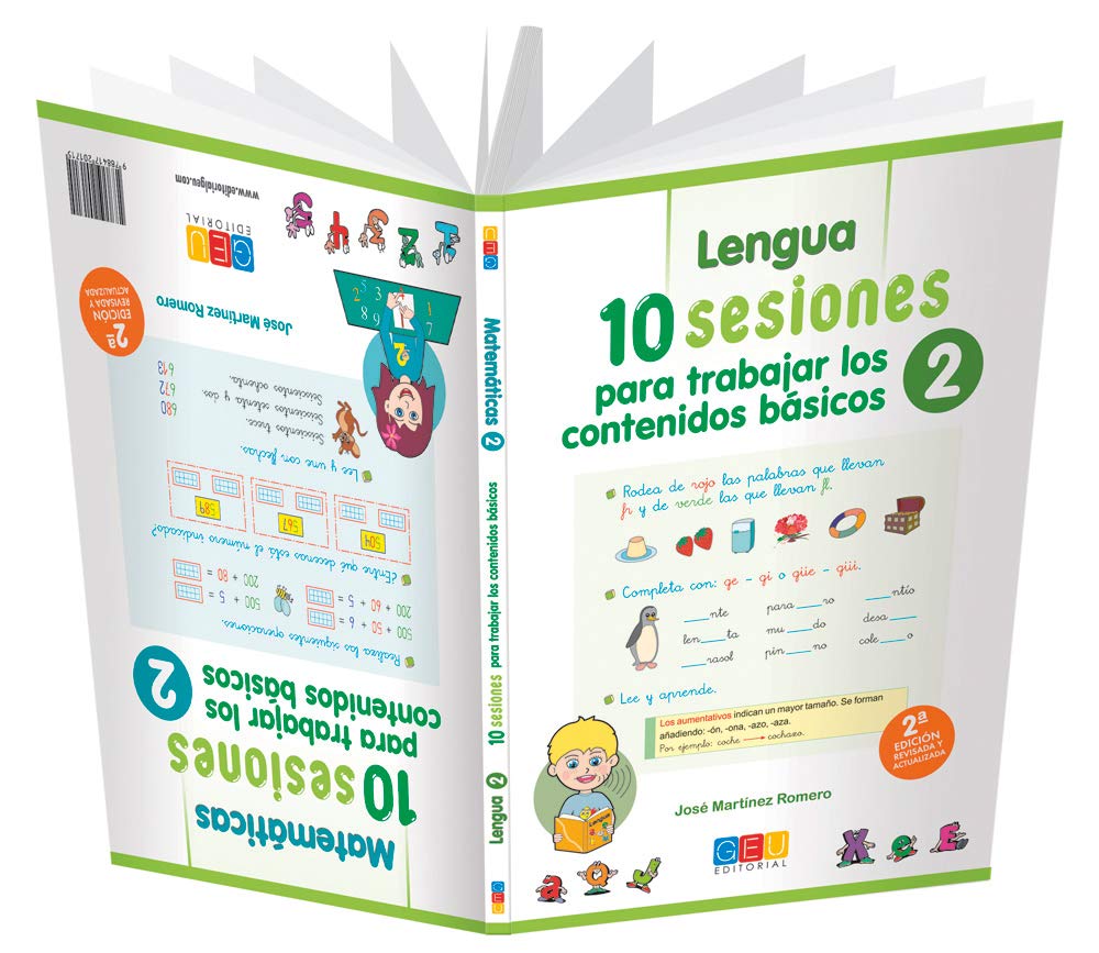 10 Sesiones para trabajar los contenido básicos : lengua y matemáticas 2 Books