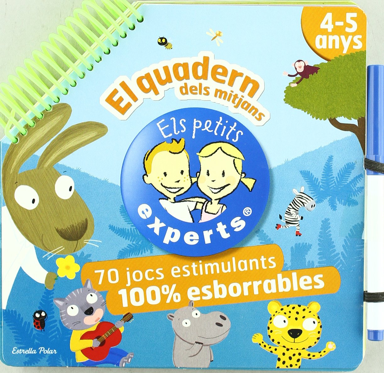 Els petits experts. El quadern dels mitjans : 70 jocs estimulants : 100% esborrables Social Sciences