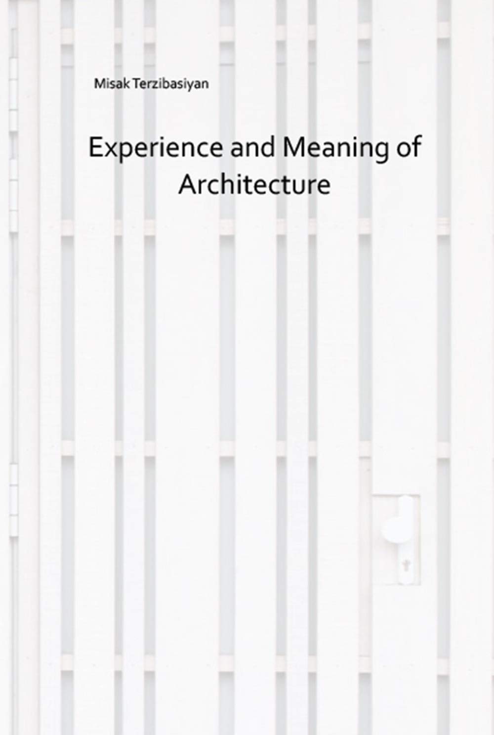 Terzibasiyan, M: Experience and Meaning Of Architecture book