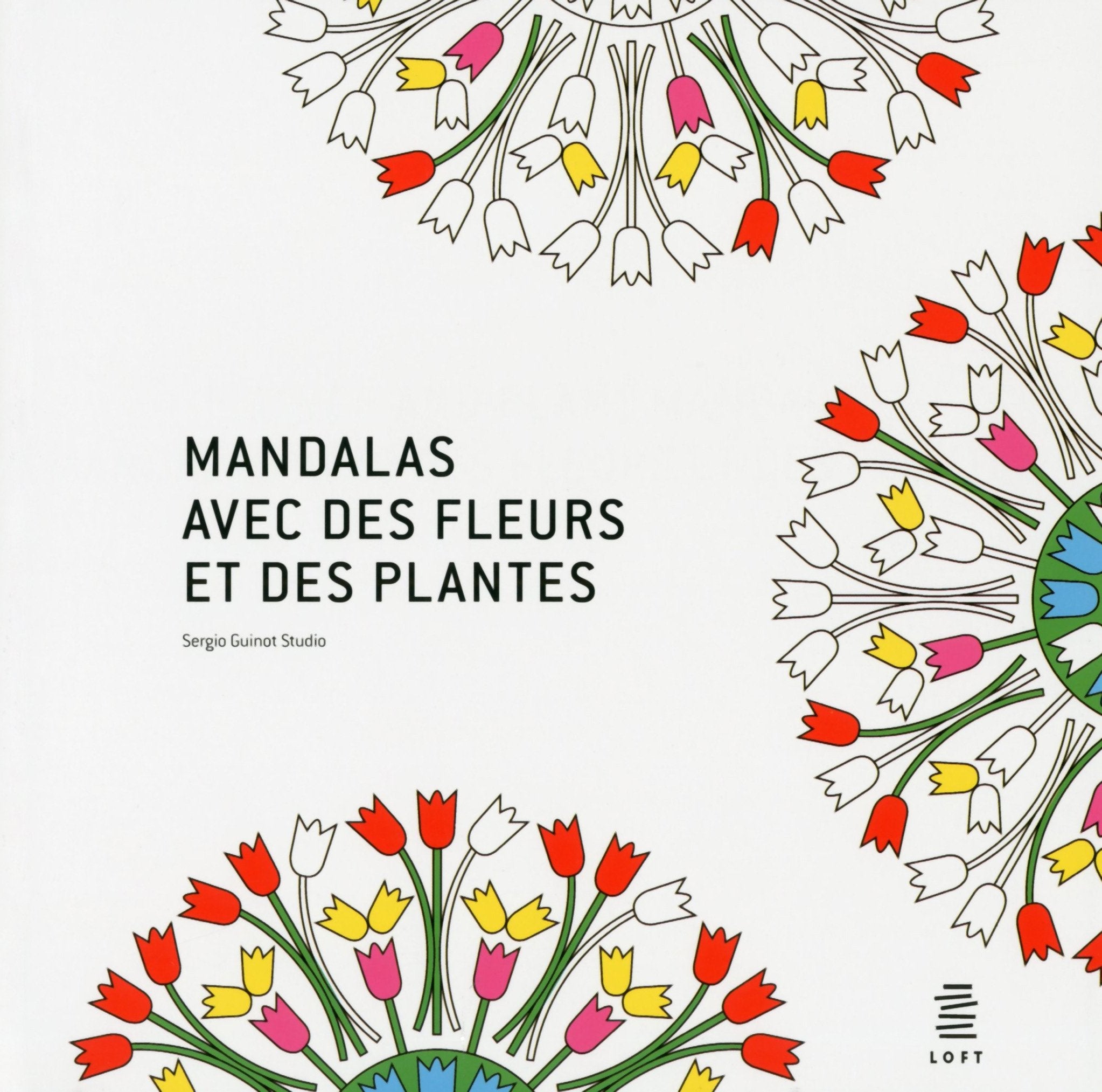 Mandalas avec des fleurs et des plantes book