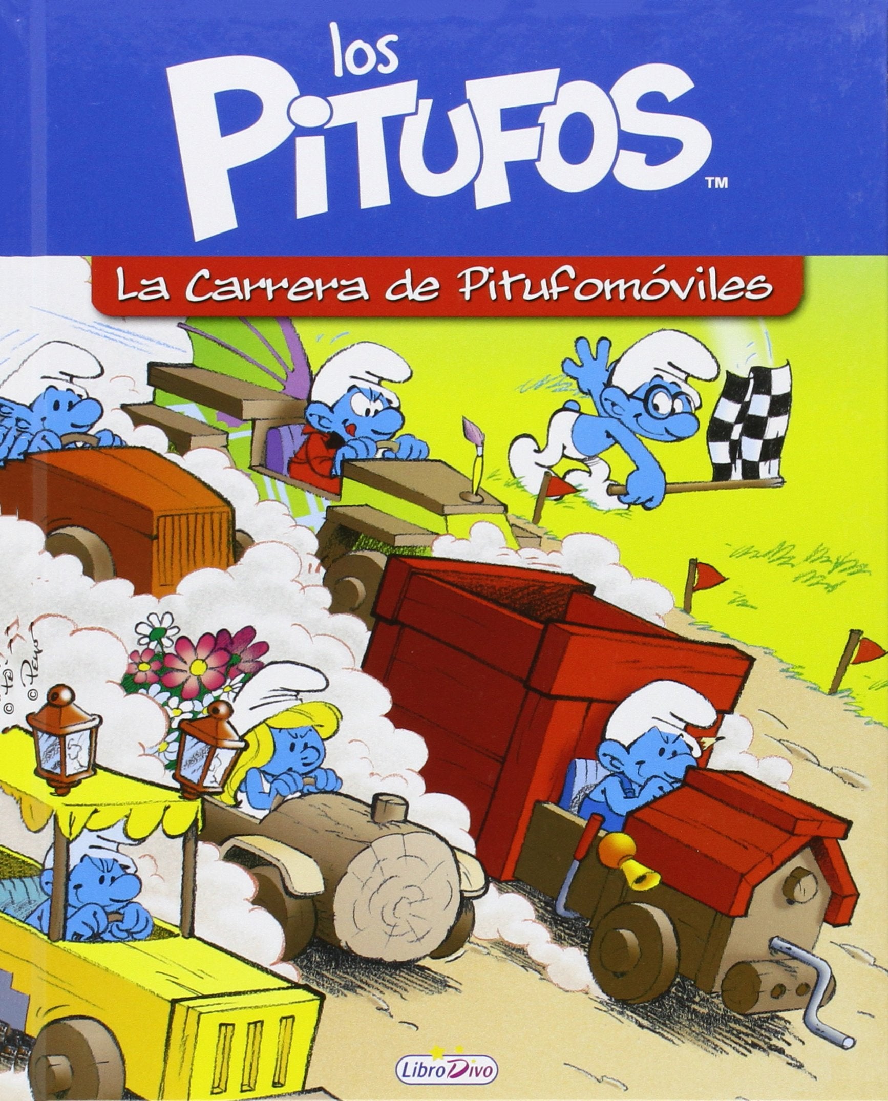 Historias de pitufos. La carrera de pitufomóviles book