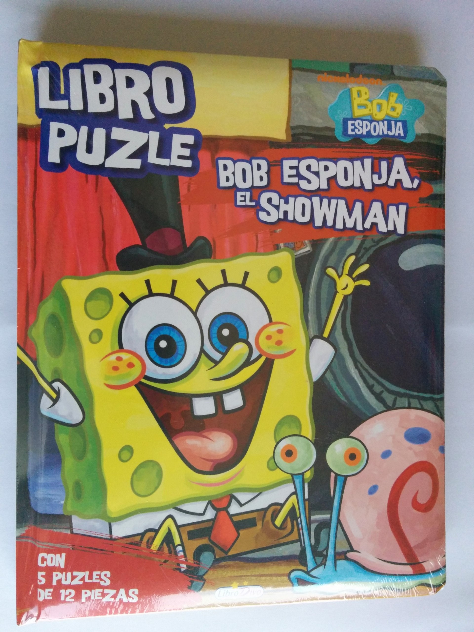 Bob Esponja el showman book