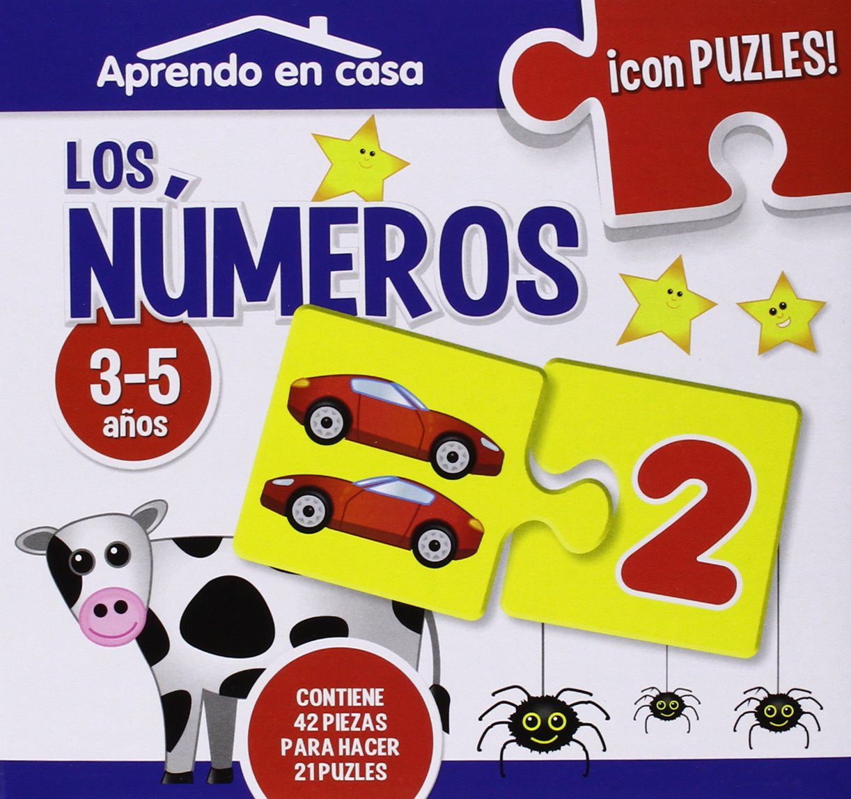 APRENDO EN CASA LOS NÚMEROS PUZLES EDUCATIVOS (3-5 años) Books