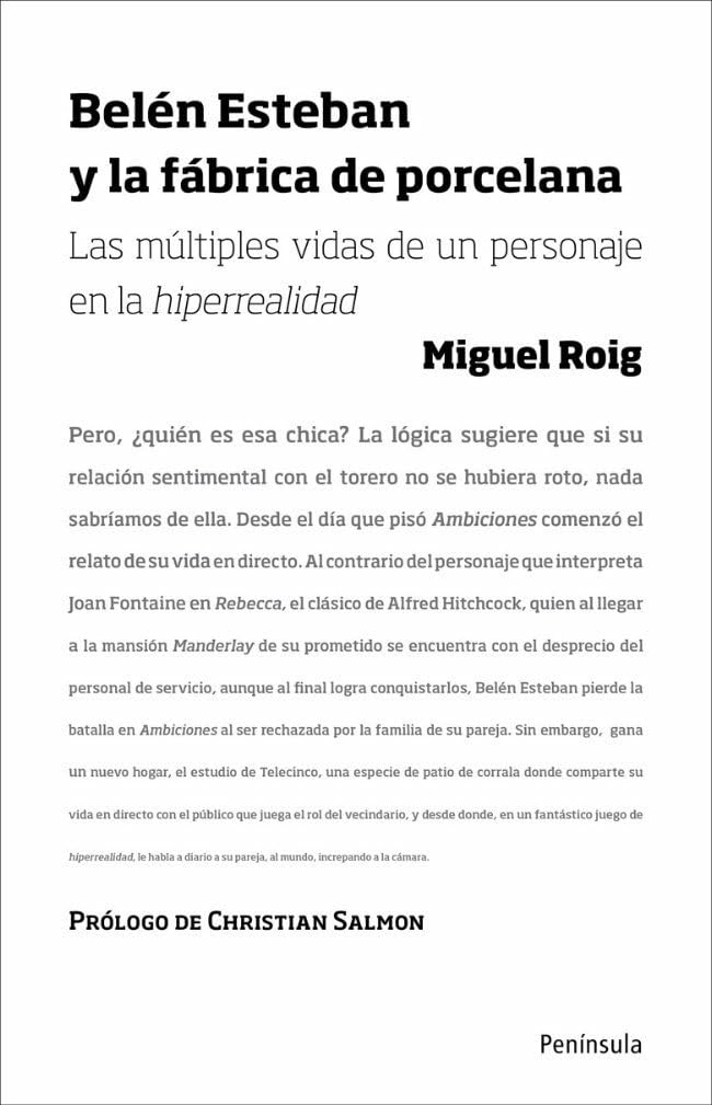 Belén Esteban y la fábrica de porcelana book