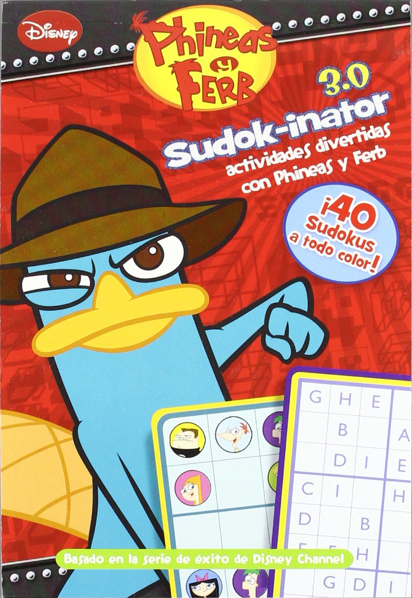 Sudok-inator, actividades divertidas con phineas y ferb book