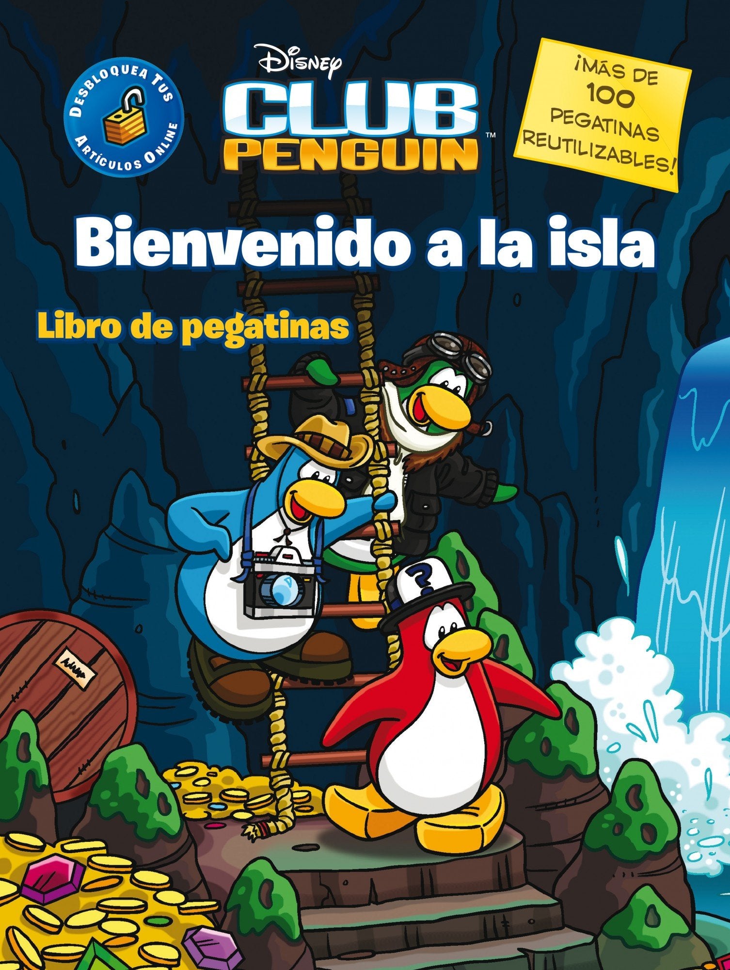 Club Penguin. Bienvenido a la isla: Libro de pegatinas Tiptoi & Games