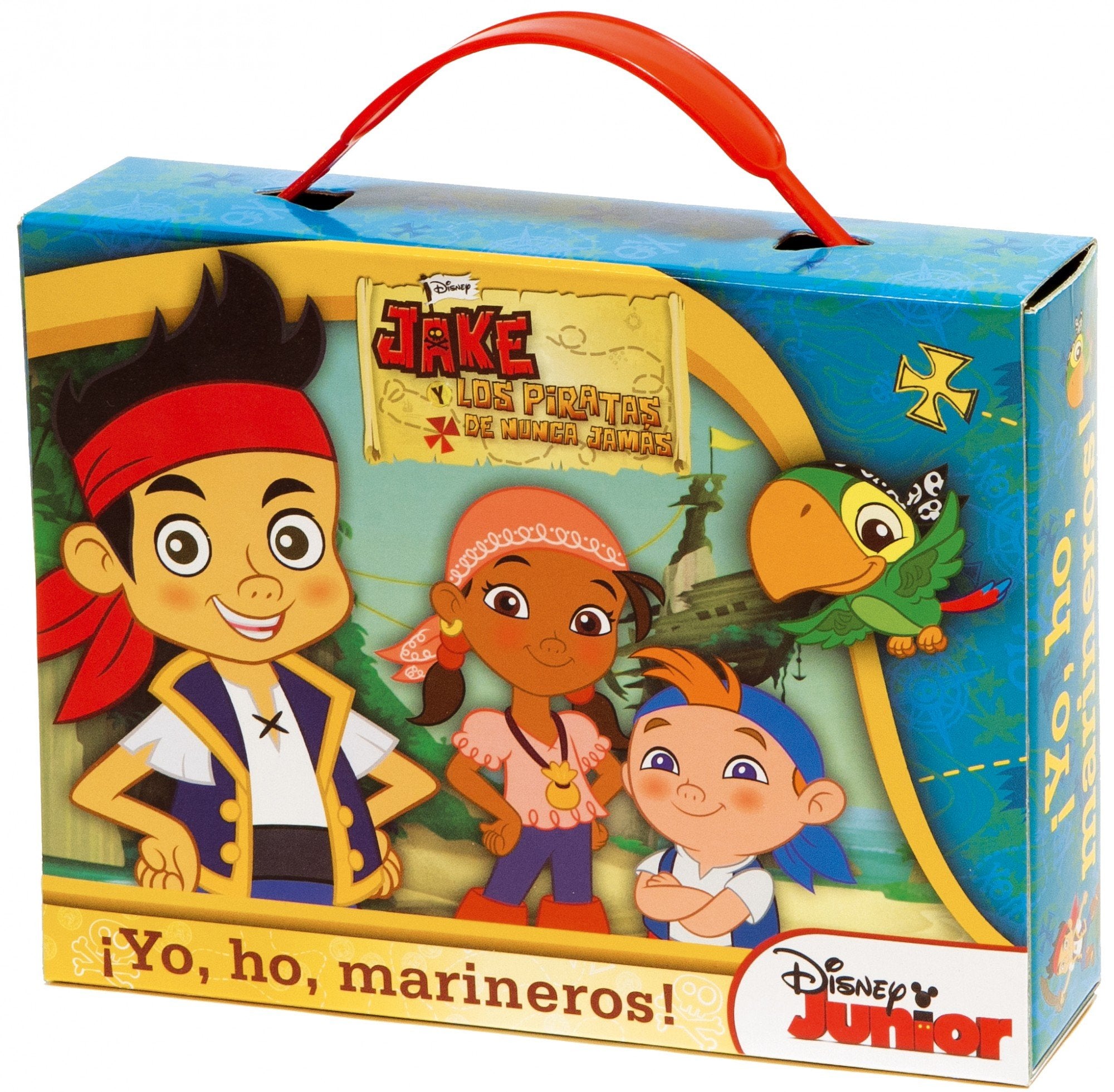 Jake y los piratas. ¡Yo, ho, marineros!: Maletín con cuatro libros book