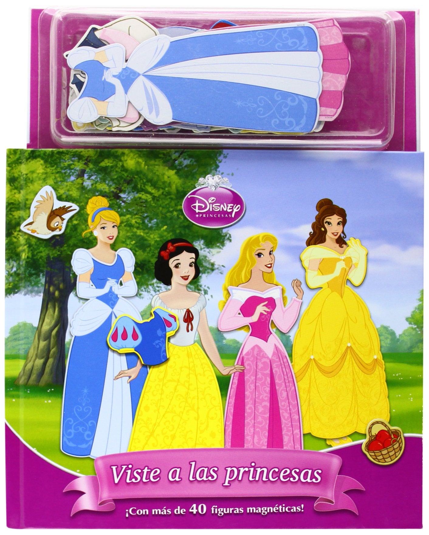 Viste a las princesas: ¡Con más de 40 figuras magnéticas! (Disney. Princesas) Social Sciences