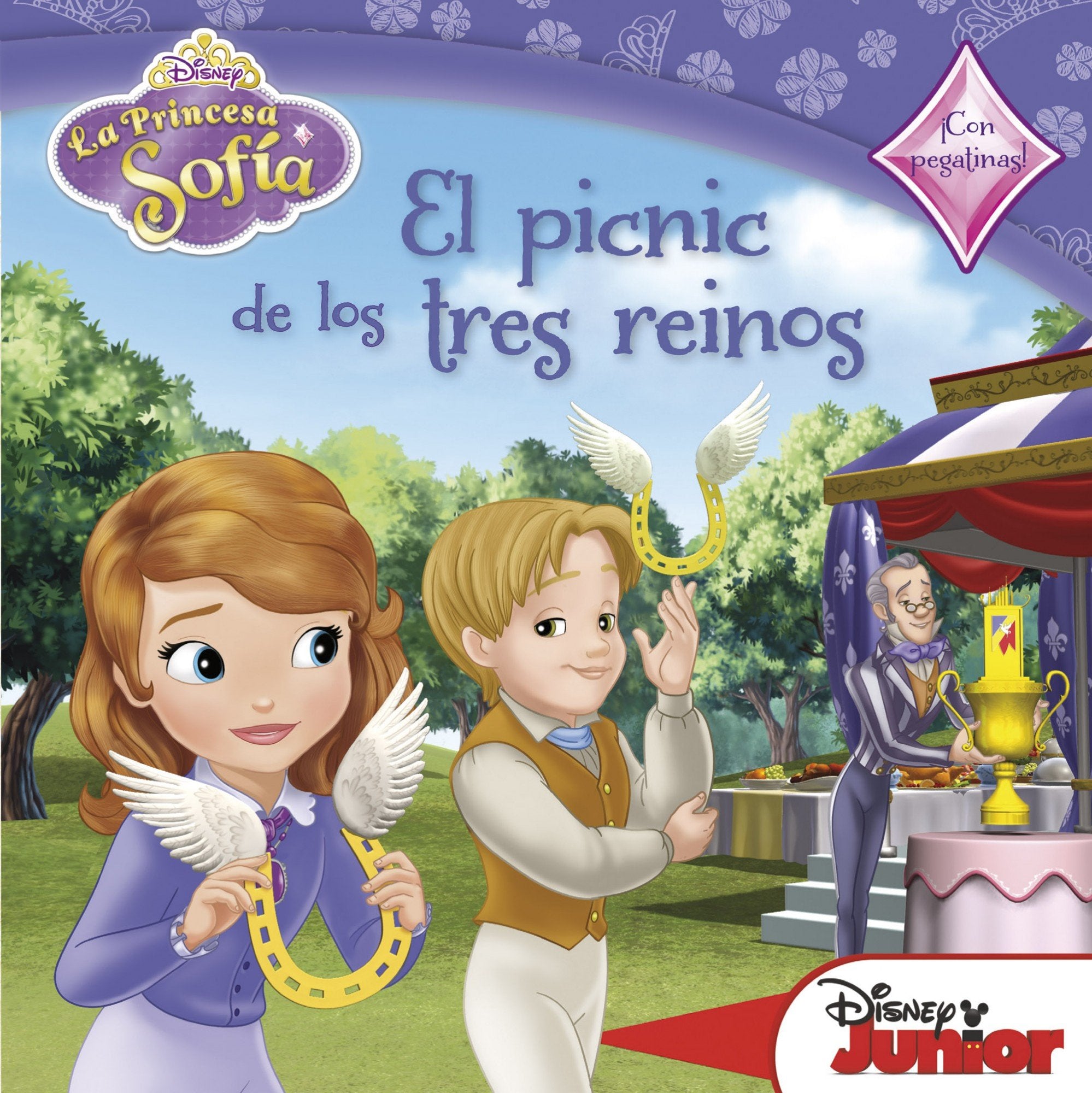 La Princesa Sofía. El picnic de los tres reinos: Cuento con pegatinas (Disney. Princesa Sofía) Books