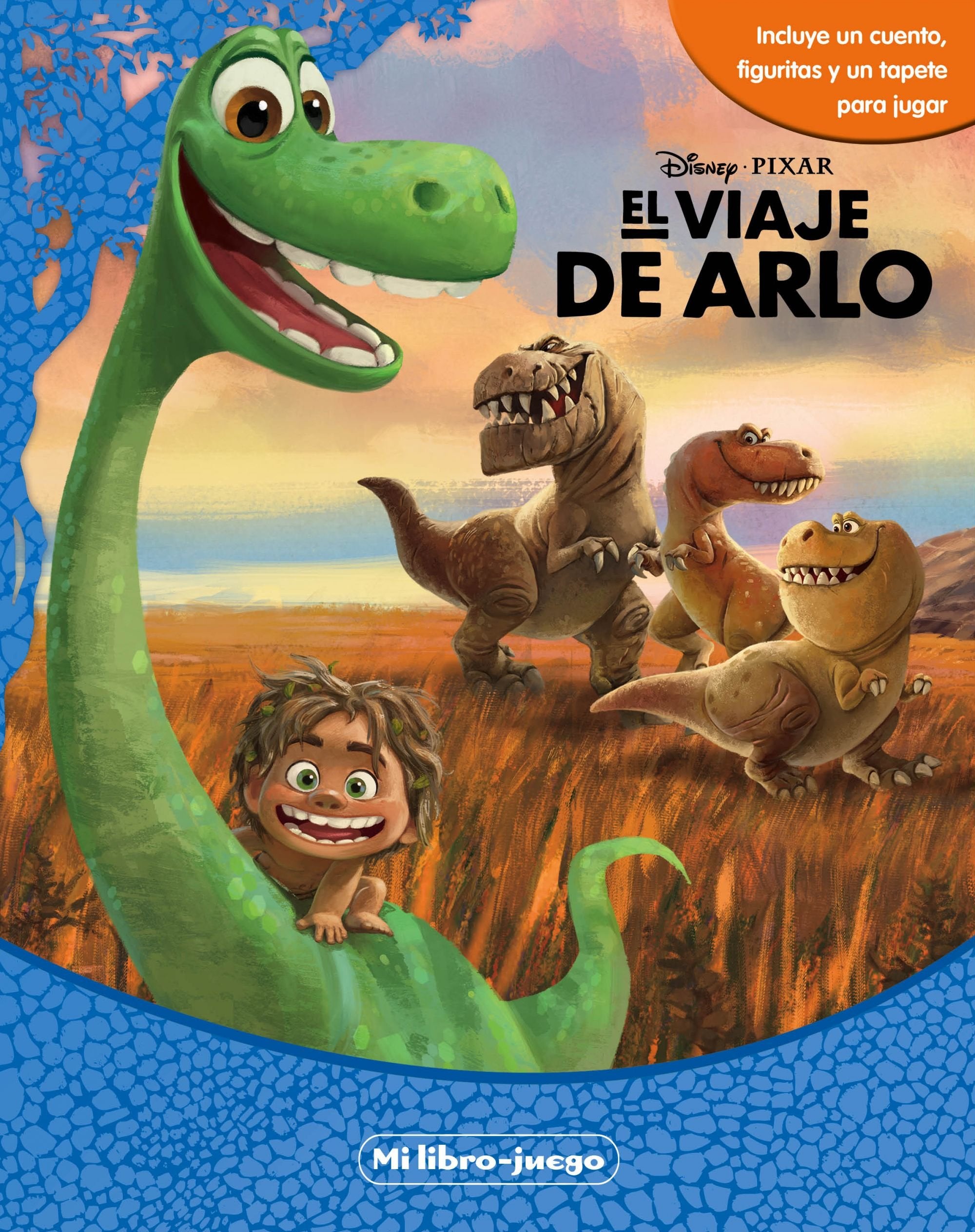 El viaje de Arlo. Mi libro-juego: Incluye un cuento, figuritas y un tapetre para jugar book
