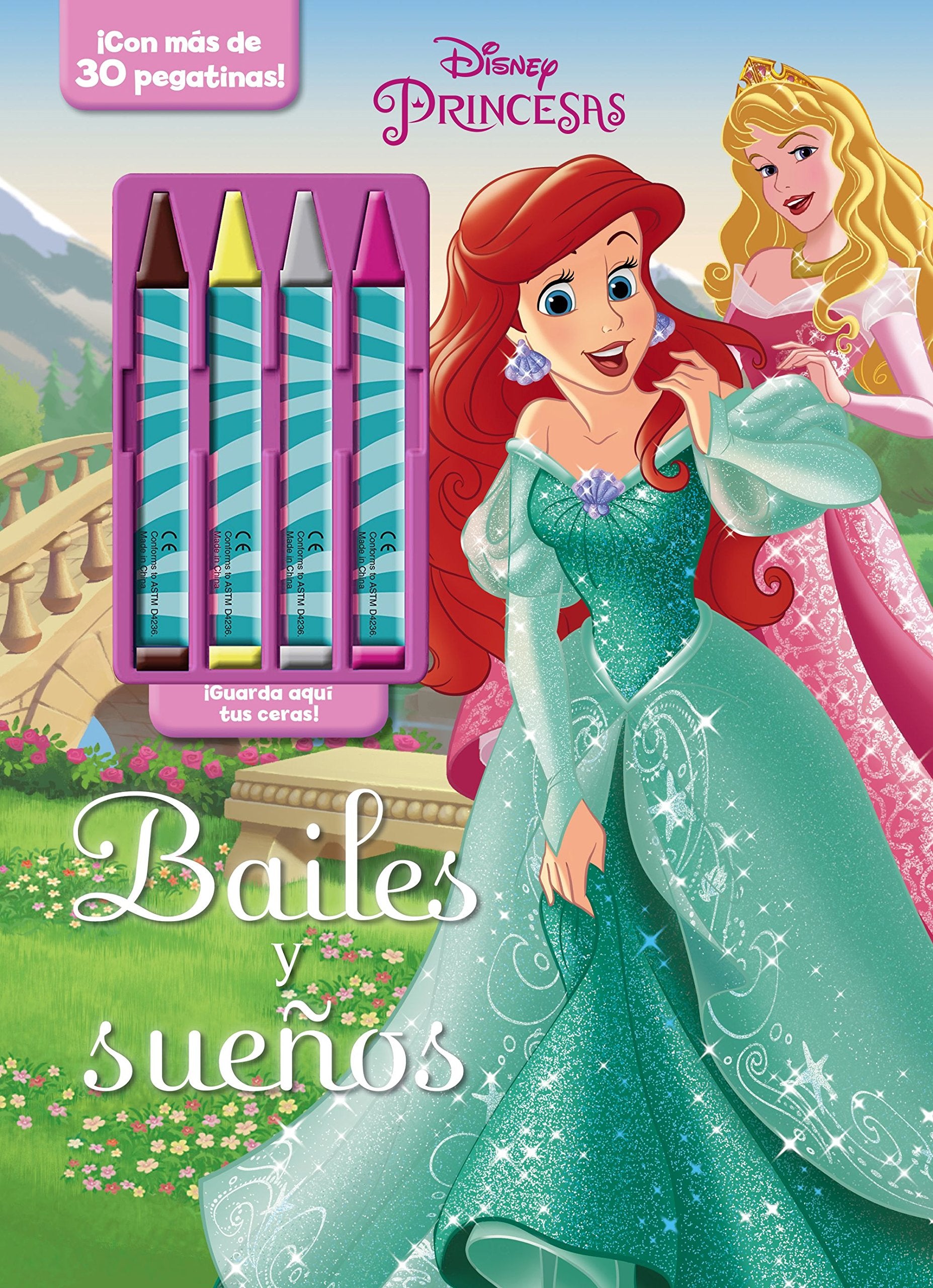 Princesas. Bailes y sueños: Libro de colorear con ceras (Disney. Princesas) Social Sciences