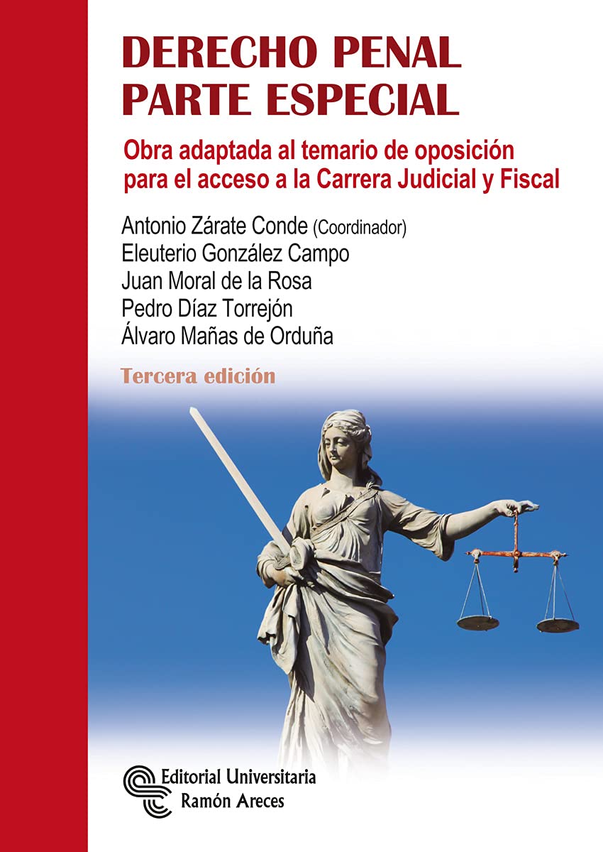 Derecho Penal. Parte especial: Obra adaptada al temario de oposición para el acceso a la Carrera Judicial y Fiscal book