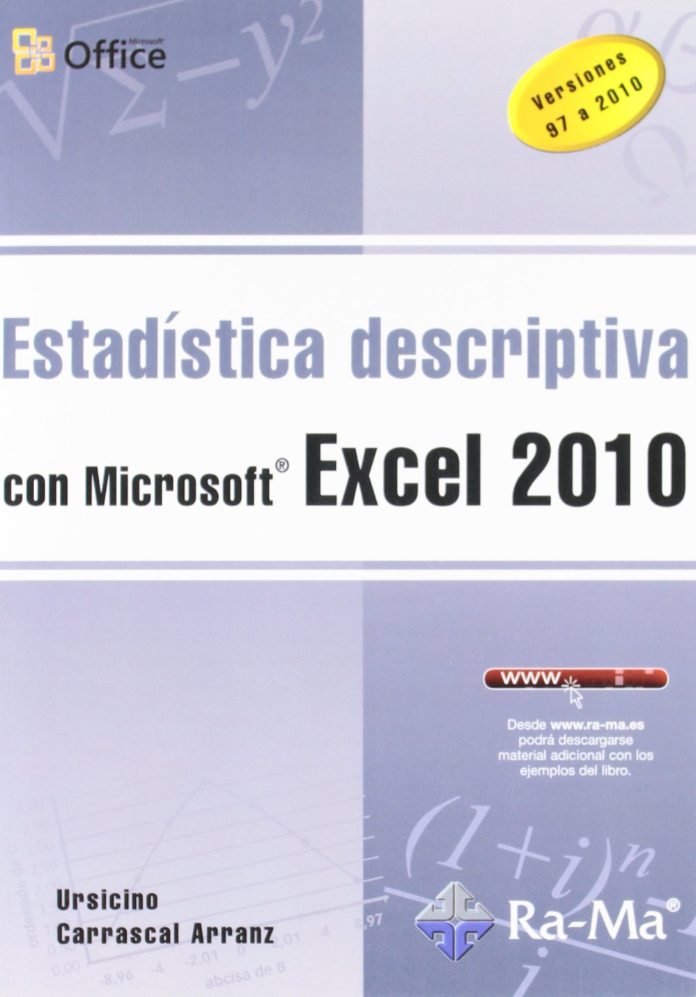 Estadística descriptiva con Microsoft Excel 2010 book