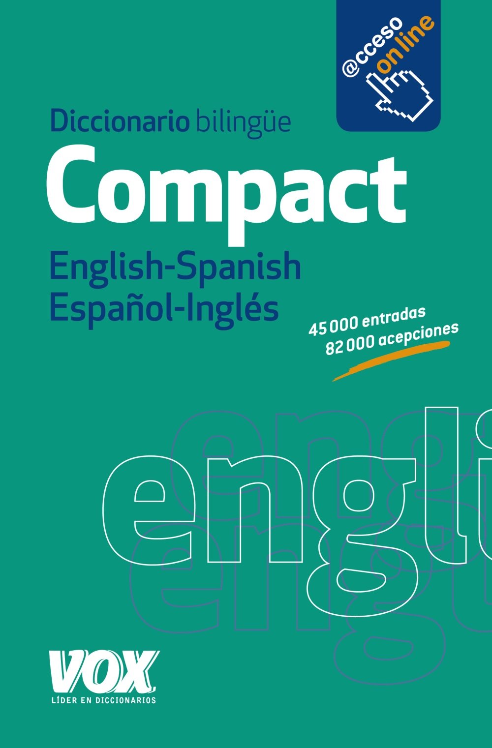 Diccionario compact English-Spanish, español-inglés General education