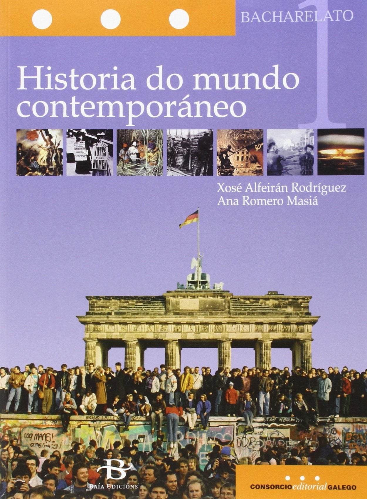 Historia do mundo contemporáneo 1º Bach. book