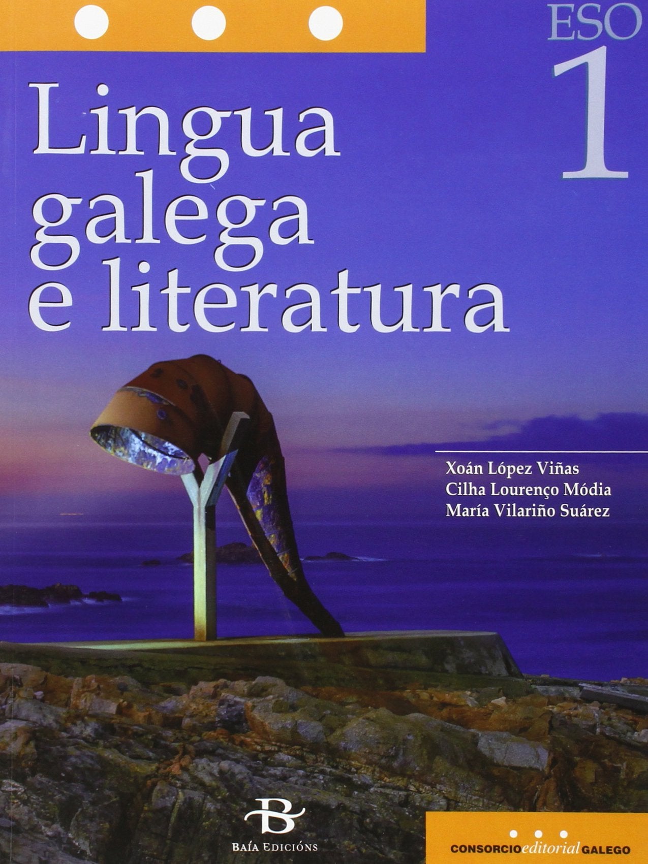 Lingua galega e literatura 1º ESO. LOMCE book