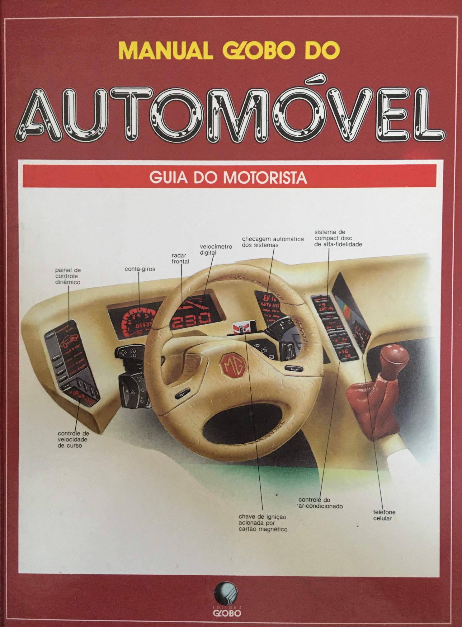 livro manual globo do automovel gu editora globo Ed. 1988 Books