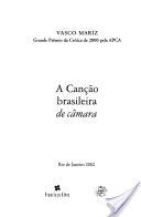 Canção Brasileira De Câmara, A Books