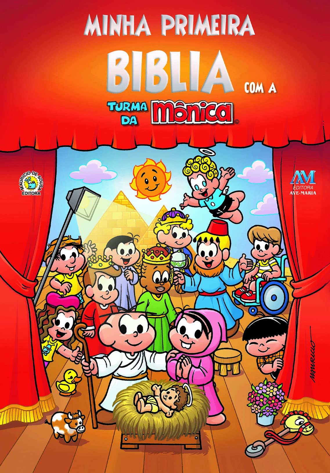 Minha Primeira Bíblia. Com A Turma Da Monica (Em Portuguese do Brasil) book