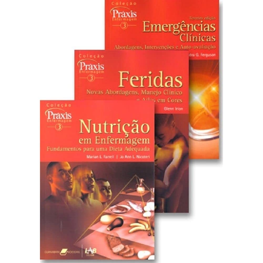 coleco praxis feridas emergncias e enfermagem 3vol book