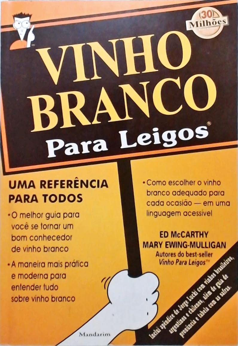 livro vinho branco para leigos ed mccarthy e mary Ed. 1997 Books